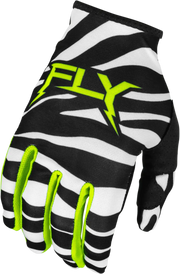 Lite Uncaged Gloves Black/White/Neon Green 3X