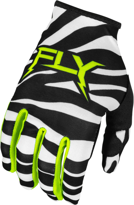 Lite Uncaged Gloves Black/White/Neon Green 3X