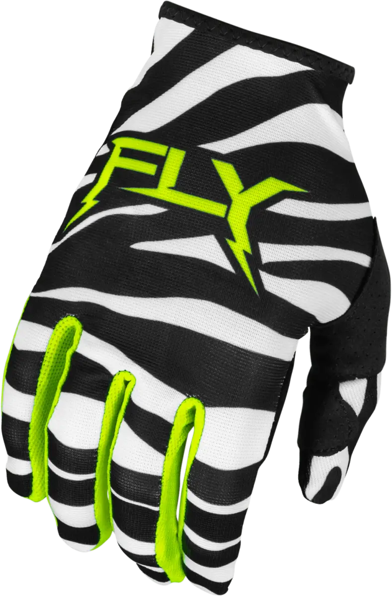 Lite Uncaged Gloves Black/White/Neon Green 3X