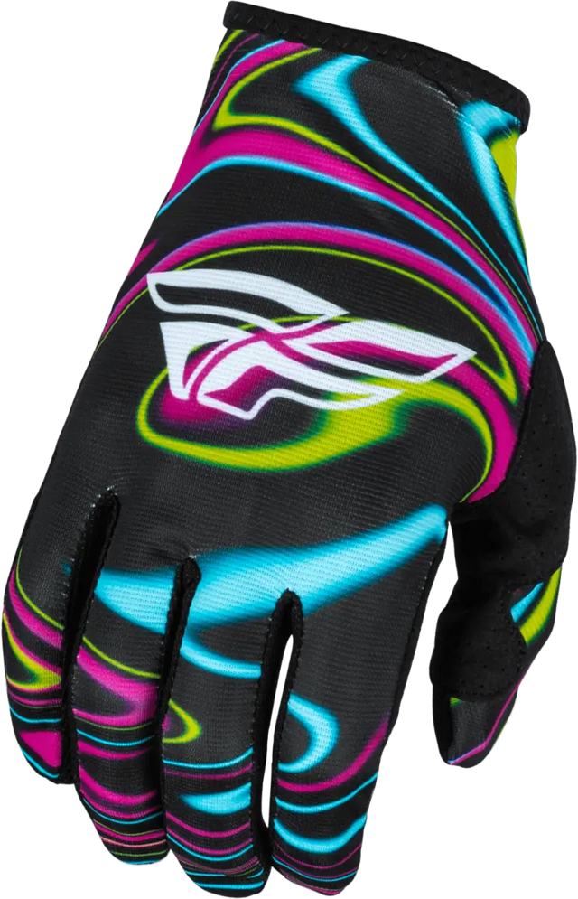 Lite Warped Gloves Black/Pink/Electric Blue 3X