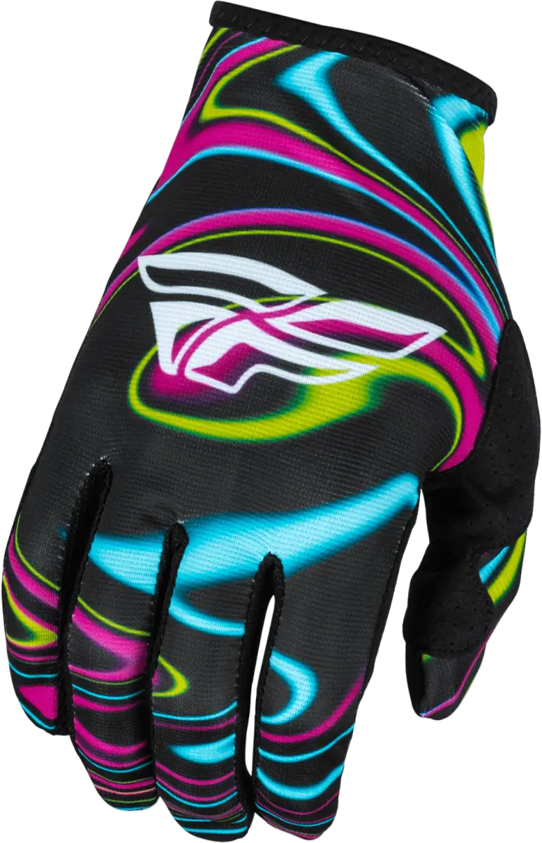 Lite Warped Gloves Black/Pink/Electric Blue 3X