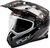 Trekker Cw Conceal Helmet Dual Shld Black/Grey/White Md