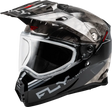 Trekker Cw Conceal Helmet Dual Shld Black/Grey/White Sm
