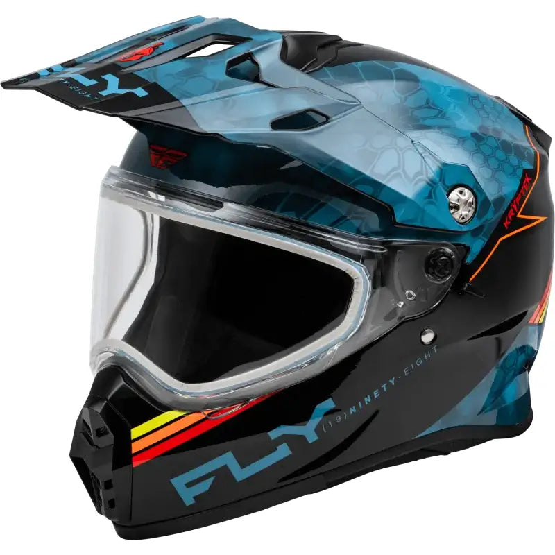 Trekker Cw Conceal Helmet Dual Shld Slate/Black/Red Lg