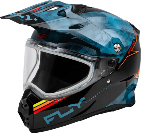 Trekker Cw Conceal Helmet Dual Shld Slate/Black/Red Lg