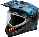 Trekker Cw Conceal Helmet Dual Shld Slate/Black/Red Xl