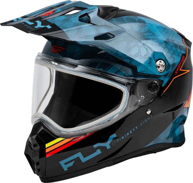 Trekker Cw Conceal Helmet Dual Shld Slate/Black/Red Xl