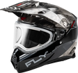 Trekker Cw Conceal Helmet Elec Shld Black/Grey/White Xl