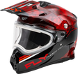 Trekker Cw Conceal Helmet Elec Shld Red/Black Xl