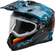 Trekker Cw Conceal Helmet Elec Shld Slate/Black/Red 2X
