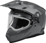 Trekker Cw Solid Helmet Elec Shld Grey 2X