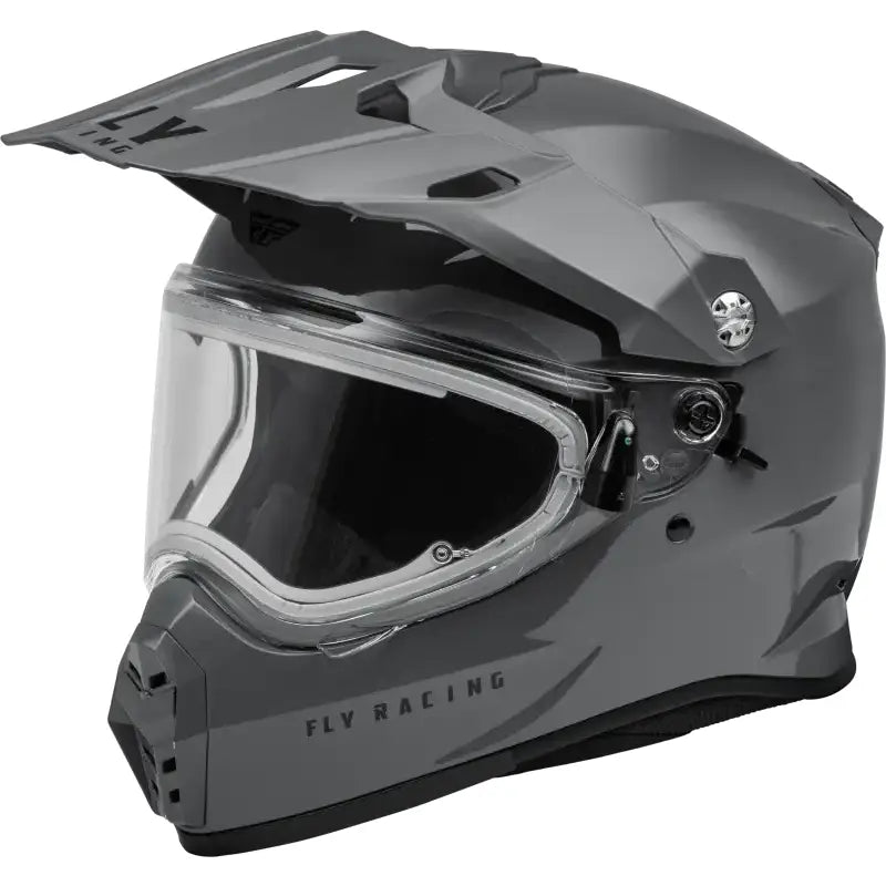Trekker Cw Solid Helmet Elec Shld Grey 2X
