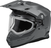 Trekker Cw Solid Helmet Elec Shld Grey Lg