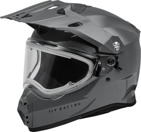 Trekker Cw Solid Helmet Elec Shld Grey Xs