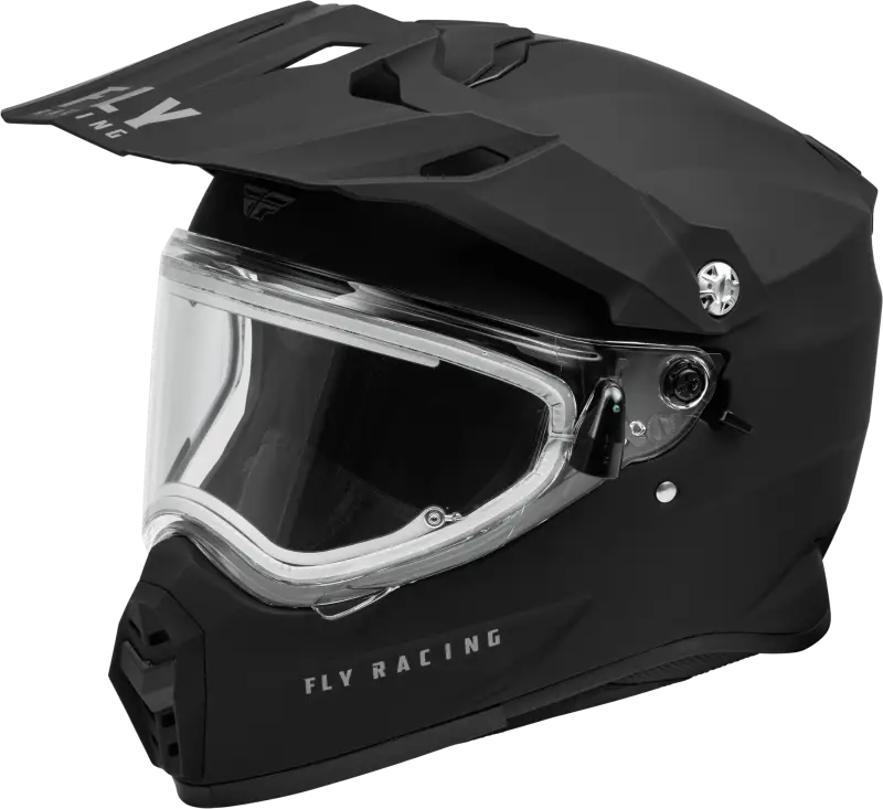 Trekker Cw Solid Helmet Elec Shld Matte Black 2X