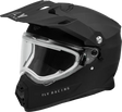 Trekker Cw Solid Helmet Elec Shld Matte Black Sm