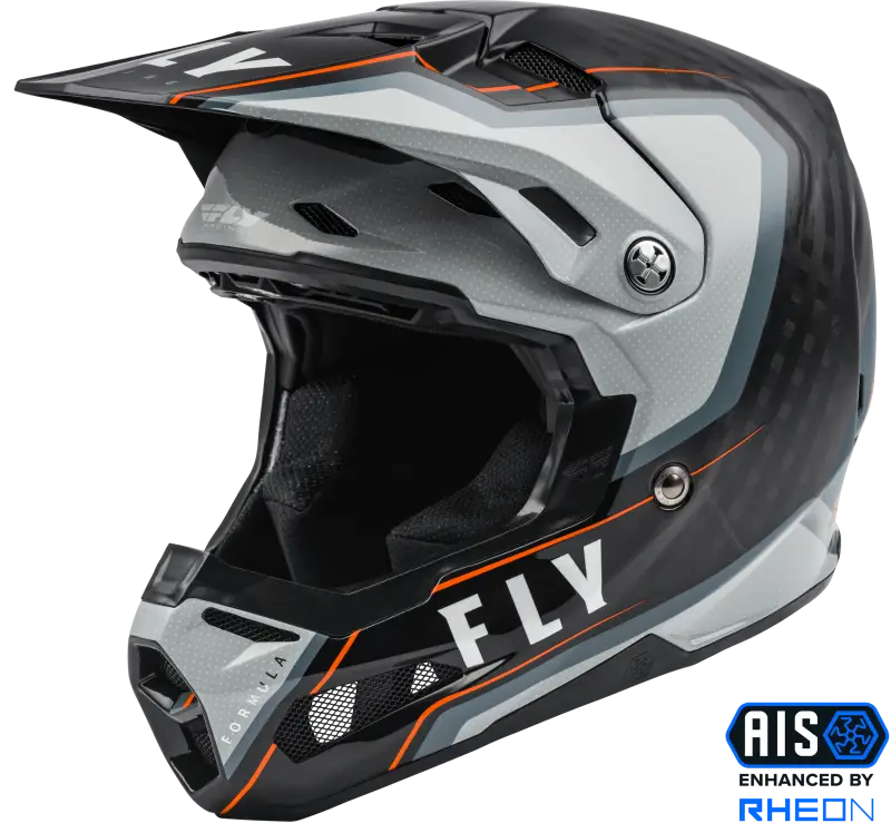 Formula Carbon Axon Helmet Black/Grey/Orange Md