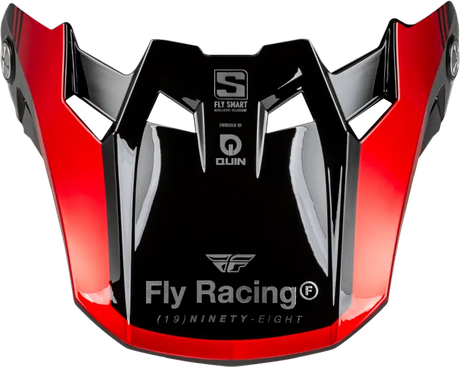 Formula S Carbon Legacy Visor Red Carbon/Black Md/Lg