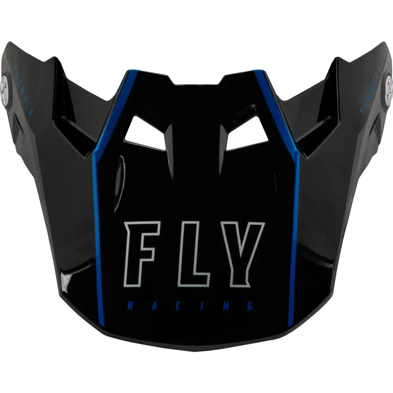 Fly Racing 73-47120S Formula Carbon Tracer Visor Blue/Black Yl/Sm
