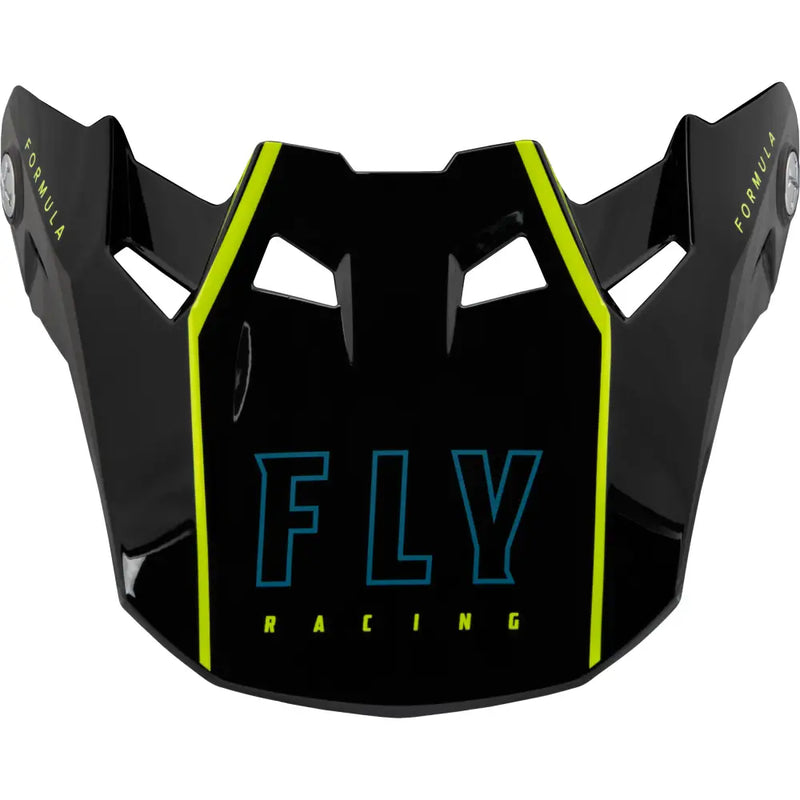 Fly Racing 73-47122M Formula Carbon Tracer Visor Hi-Vis/Black Md/Lg