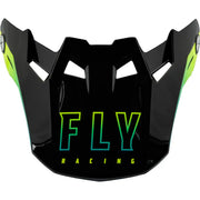 Fly Racing 73-47130L Formula Cc Centrum Visor Black/Blue/Hi-Vis Xl/2X