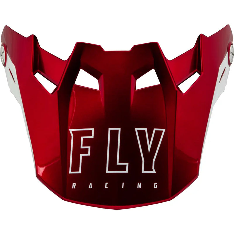 Fly Racing 73-47133L Formula Cc Centrum Visor Metallic Red/White Xl/2X