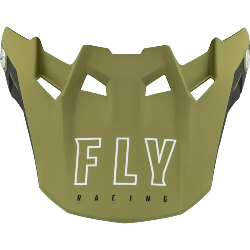 Fly Racing 73-47134S Formula Cc Centrum Visor Matte Olive Green/Black Yl/Sm