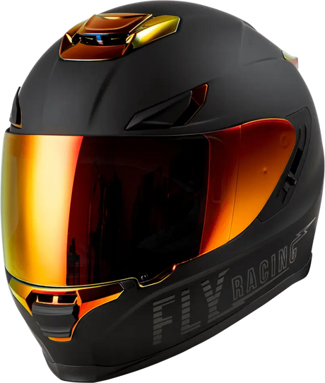 Sentinel Recon Helmet Matte Black/Fire Chrome Md