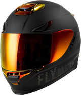 Sentinel Recon Helmet Matte Black/Fire Chrome Xs