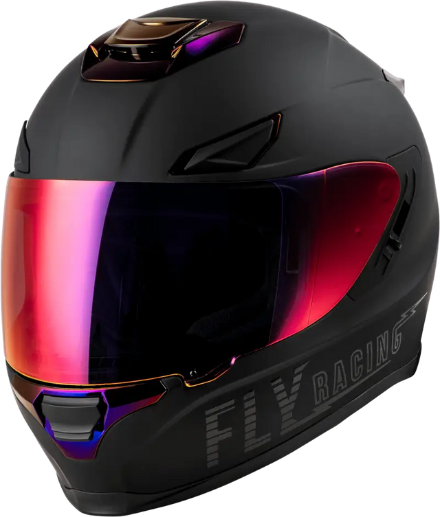 Sentinel Recon Helmet Matte Black/Purple Chrome Lg