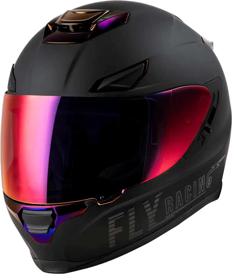 Sentinel Recon Helmet Matte Black/Purple Chrome Sm