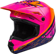 Kinetic K120 Helmet Orange/Pink/Dark Blue 2X