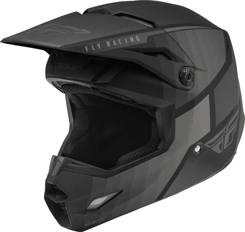 Kinetic Drift Helmet Matte Black/Charcoal Lg