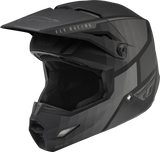 Fly Racing Fly Racing 73-8640YM Youth Kinetic Drift Helmet Matte Black/Charcoal Ym