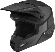 Fly Racing Fly Racing 73-8640YM Youth Kinetic Drift Helmet Matte Black/Charcoal Ym