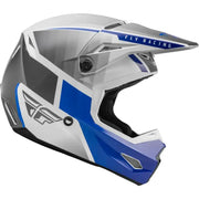 Fly Racing 73-8641 Youth Kinetic Drift Helmet Blue/Charcoal/White - RV and Auto Parts