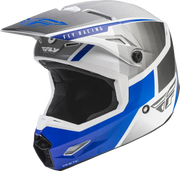 Fly Racing Fly Racing 73-8641YS Youth Kinetic Drift Helmet Blue/Charcoal/White Ys