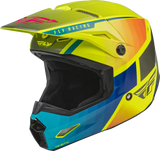 Fly Racing Fly Racing 73-8642X Kinetic Drift Helmet Blue/Hi-Vis/Charcoal Xl