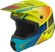 Fly Racing Fly Racing 73-8642X Kinetic Drift Helmet Blue/Hi-Vis/Charcoal Xl