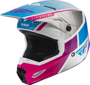Fly Racing Fly Racing 73-8644YL Youth Kinetic Drift Helmet Pink/White/Blue Yl