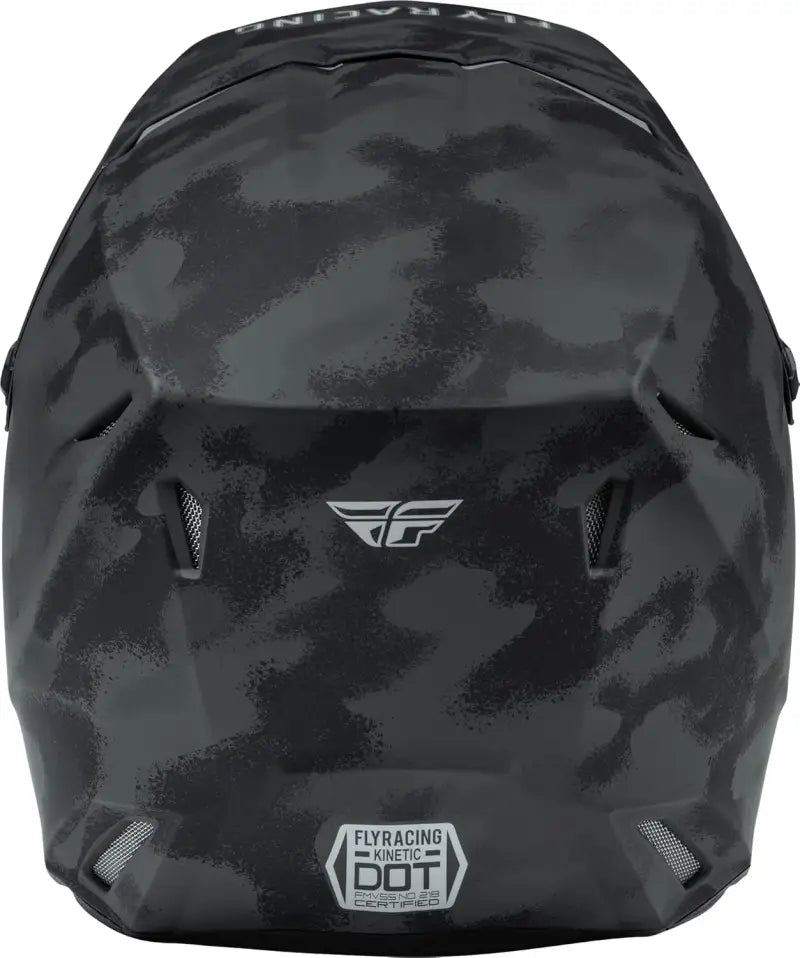 Fly Racing F73-3316 Youth Kinetic S.E. Tactic Helmet Matte Grey Camo - RV and Auto Parts