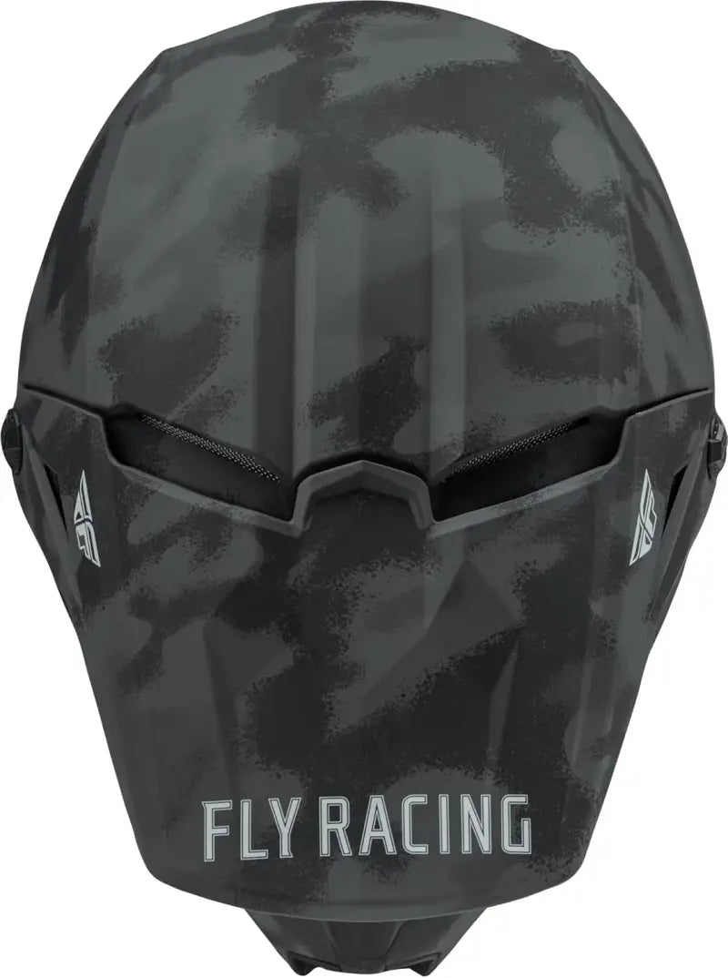 Fly Racing F73-3316 Youth Kinetic S.E. Tactic Helmet Matte Grey Camo - RV and Auto Parts