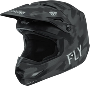 Fly Racing Fly Racing F73-3316YM Youth Kinetic S.E. Tactic Helmet Matte Grey Camo Ym