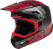 Fly Racing Fly Racing F73-3490YS Youth Kinetic Scan Helmet Black/Red Ys