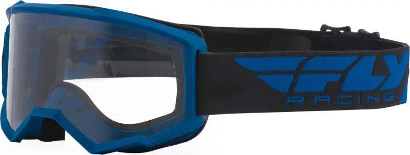 Focus Goggle Blue W/Clear Lens