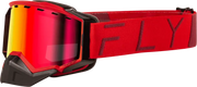 Zone Pro Snow Goggle Red W/ Red Mirror/Plrzd Smoke Lens