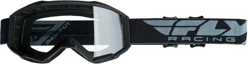 Youth Focus Goggle Black W/Clear Lens