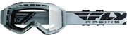 Youth Focus Goggle Grey W/Clear Lens