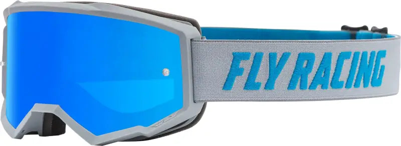 Zone Youth Goggle Grey/Blue W/Sky Blue Mir/Smk Lens W/Post