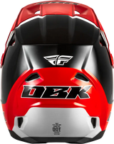 Kinetic Dbk Helmet Black/Red/Grey Sm - FLY RACING